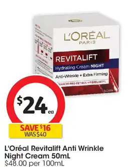 Coles L'Oréal Revitalift Anti Wrinkle offer