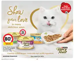 Coles Fancy Feast Creamy Delights offer