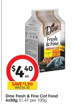 Coles Dine Fresh & Fine Cat Food offer