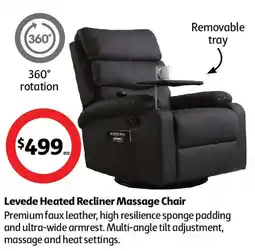 Coles Levede Heated Recliner Massage Chair Premium offer