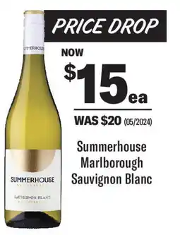 Coles Summerhouse Marlborough Sauvignon Blanc offer