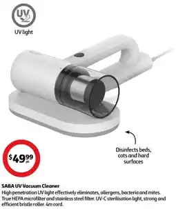 Coles SABA UV Vacuum Cleaner offer