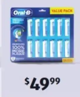 ALDI Oral B replacement Heads 12pk offer