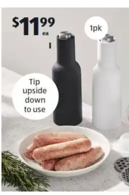 ALDI Electric salt or pepper mill offer