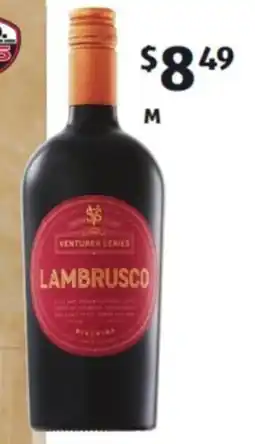 ALDI Venturer series lambrusco 2024 750 ml offer