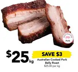 Drakes Australian Cooked Pork Belly Roast offer