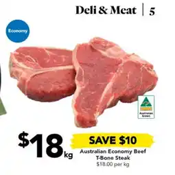 Drakes Australian Economy Beef T-Bone Steak offer