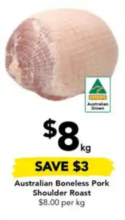 Drakes Australian Boneless Pork Shoulder Roast offer
