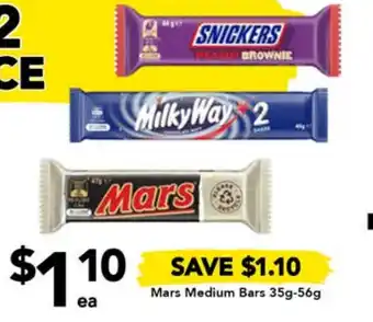 Drakes Mars Medium Bars 35g-56g offer