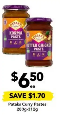 Pataks Curry Pastes 283g-312g