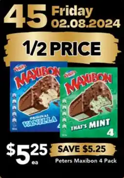 Drakes Peters Maxibon 4 Pack offer