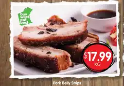 Spudshed Pork Belly Strips offer