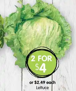 Spudshed Lettuce offer