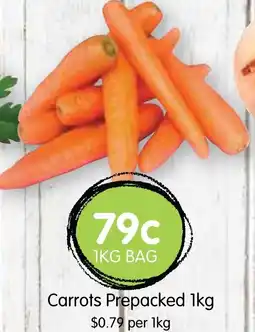 Spudshed Carrots Prepacked 1kg offer