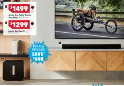 Harvey Norman Sonos Arc Dolby Atmos offer