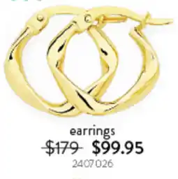 Goldmark earrings 2407026 offer