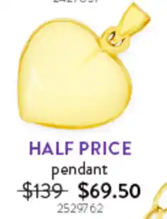 Goldmark pendant 2529762 offer