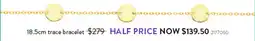 Goldmark 18.5cm trace bracelet offer
