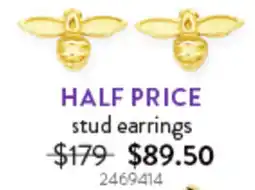 Goldmark stud earrings offer