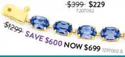 Goldmark CREATED SAPPHIRE SEPTEMBER BIRTHSTONE bracelet offer