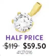 Goldmark 9CT CUBIC ZIRCONIA pendant 4127016 offer