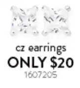 Goldmark cz earrings 1607205 offer