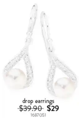 Goldmark drop earrings offer