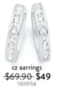 Goldmark cz earrings 1609158 offer