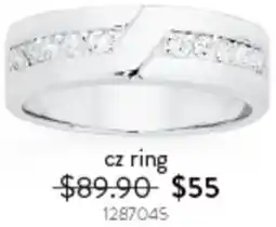 Goldmark SILVER STYLES FOR HIM cz ring 1287045 offer