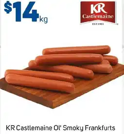 Foodland KR Castlemaine Ol' Smoky Frankfurts offer