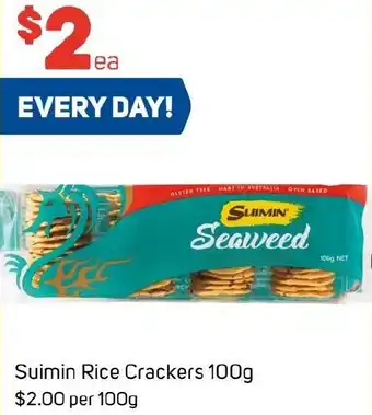 Foodland Suimin Rice Crackers 100g offer