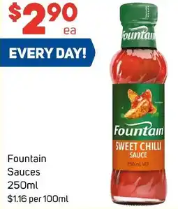 Foodland Fountain Sauces 250ml offer