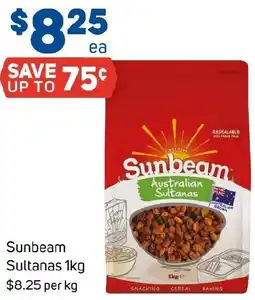 Foodland Sunbeam Sultanas 1kg offer