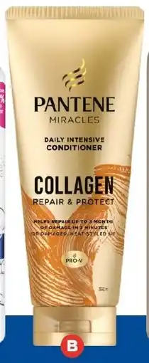 Foodland B. Pantene Miracle Shampoo 375ml or Conditioner 350ml offer