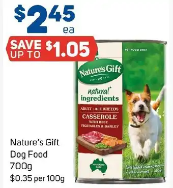 Foodland Nature's Gift Dog Food 700g offer