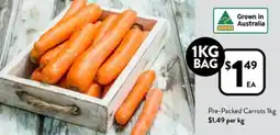 Foodworks Pre-Packed Carrots 1kg offer