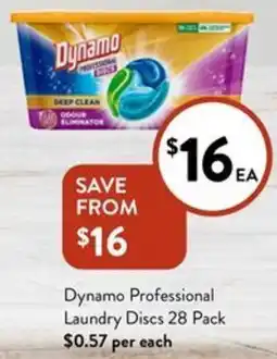 Foodworks Dynamo Professional Laundry Discs 28 Pack offer