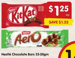 Spar Nestlé Chocolate Bars 35-50gm offer