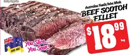 Australian Family Value Whole BEEF SCOTCH FILLET