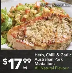 Ritchies Herb, Chilli & Garlic Australian Pork Medallions offer
