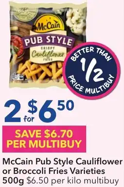 Ritchies McCain Pub Style Cauliflower or Broccoli Fries Varieties 500g offer