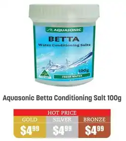 Aquasonic Betta Conditioning Salt 100g