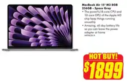The Good Guys MacBook Air 15" M3 8GB 256GB - Space Grey offer