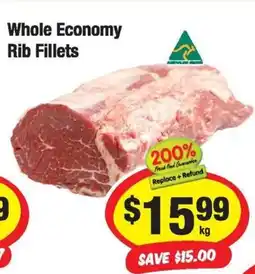 Whole Economy Rib Fillets