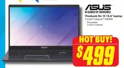The Good Guys ASUS Vivobook Go 15 15.6" Laptop offer