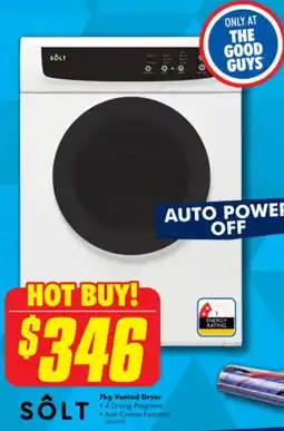 The Good Guys SOLT 7kg Vented Dryer offer