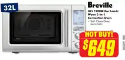 The Good Guys Breville 32L 1200W the Combi Wave 3-in-1 Convection Oven offer