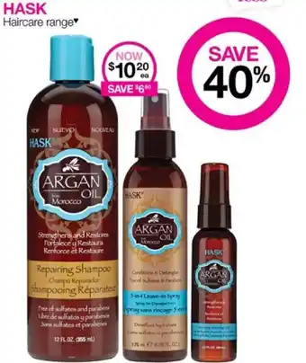 Priceline HASK Haircare range offer