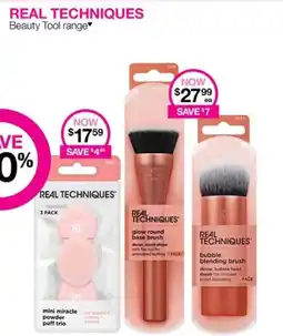 Priceline REAL TECHNIQUES Beauty Tool range offer