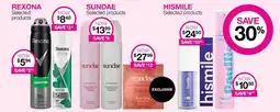Priceline REXONA Selected products offer